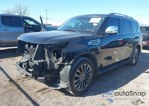 2021 Nissan Armada Platinum 2Wd z USA, uszkodzony, nr VIN JN8AY2DA0M9370382